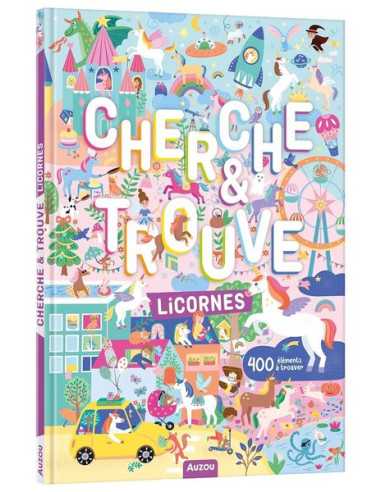 Livre Cherche et trouve Licornes - Auzou