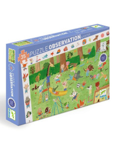 Puzzle d'observation Le square des petits amis