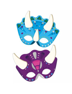 Masques et tatoos dino - Auzou 2