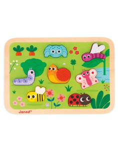 Chunky puzzle Le jardin -...