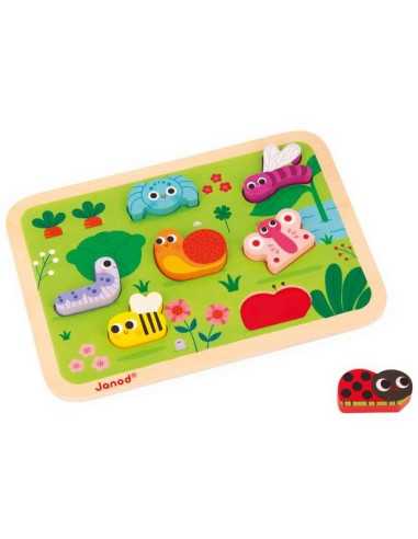 Chunky puzzle Le jardin - Janod Chunky puzzle Le jardin - Janod