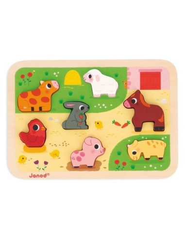 Chunky puzzle La ferme - Janod