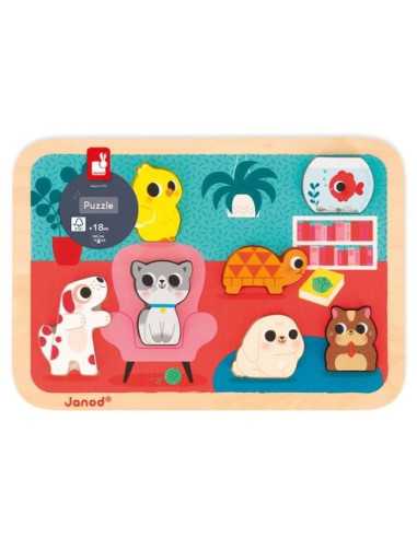 Chunky puzzle Les animaux familiers -... Chunky puzzle Les animaux familiers -...
