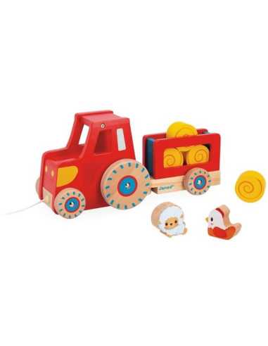 Tracteur à tirer - Janod Tracteur à tirer - Janod