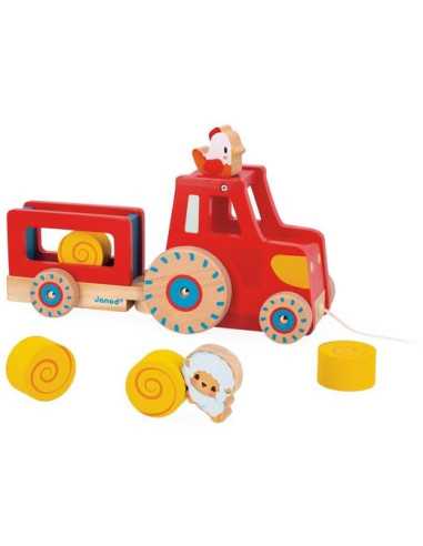 Tracteur à tirer - Janod Tracteur à tirer - Janod