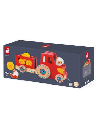 Tracteur à tirer - Janod Tracteur à tirer - Janod