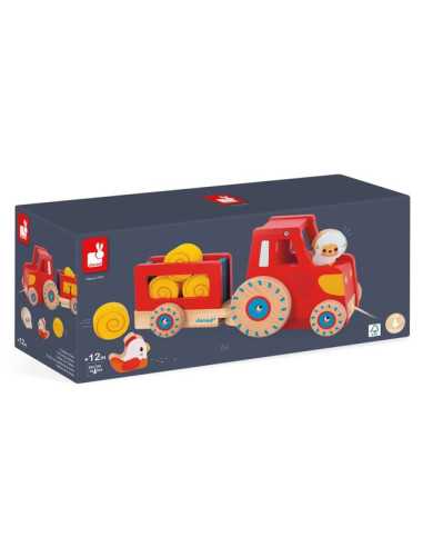 Tracteur à tirer - Janod Tracteur à tirer - Janod