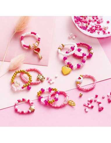 10 bagues en perles Lovely à créer -... 10 bagues en perles Lovely à créer -...