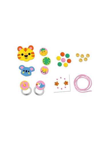 4 bijoux en bois à créer Jungle... 4 bijoux en bois à créer Jungle...