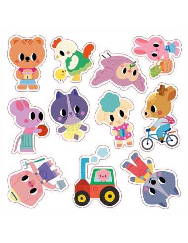 Stickers épais repositionnables 2 ans... Stickers épais repositionnables 2 ans...