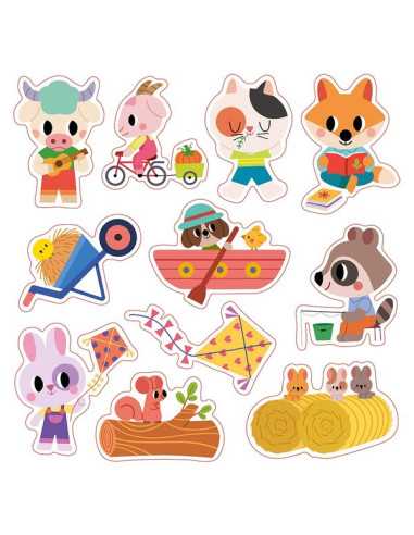 Stickers épais repositionnables 2 ans... Stickers épais repositionnables 2 ans...