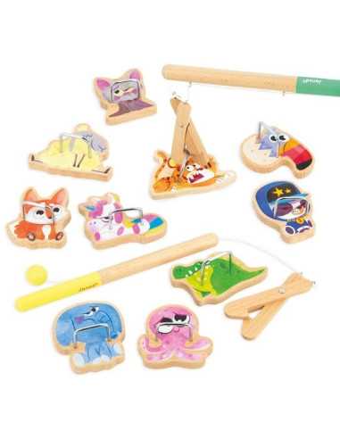 Pinces à la ligne Applepop - Janod Pinces à la ligne Applepop - Janod