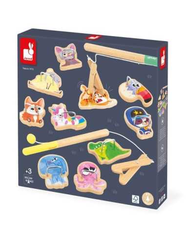 Pinces à la ligne Applepop - Janod Pinces à la ligne Applepop - Janod