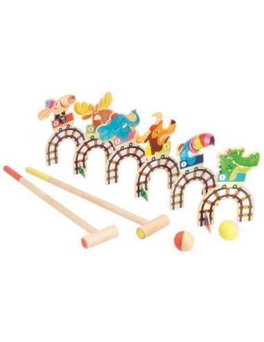 Jeu de croquet Grand huit Applepop -... Jeu de croquet Grand huit Applepop -...