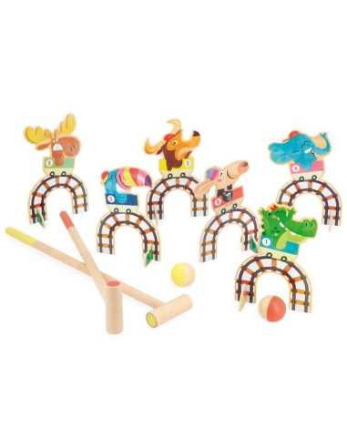 Jeu de croquet Grand huit Applepop -... Jeu de croquet Grand huit Applepop -...
