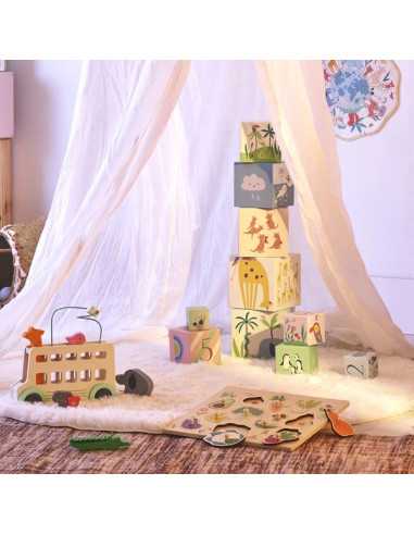 Puzzle Encastrement boutons bois... Puzzle Encastrement boutons bois...