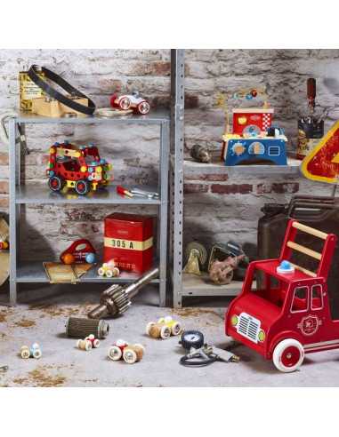 Chariot de marche camion de pompiers... Chariot de marche camion de pompiers...