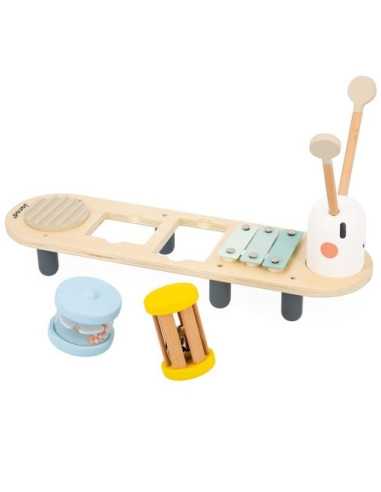 Stand d'éveil sonore Chenille Sweet... Stand d'éveil sonore Chenille Sweet...