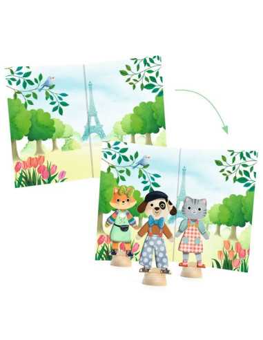 Collage Bonjour Paris - Djeco Collage Bonjour Paris - Djeco