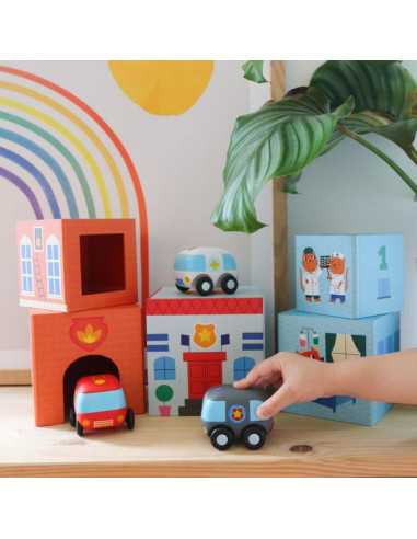 Jeu d'empilage TopaniCar - Djeco Jeu d'empilage TopaniCar - Djeco