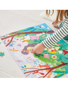 Puzzle Dame nature 200... 2