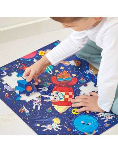 Puzzle Fusée 54 pièces - Janod Puzzle Fusée 54 pièces - Janod