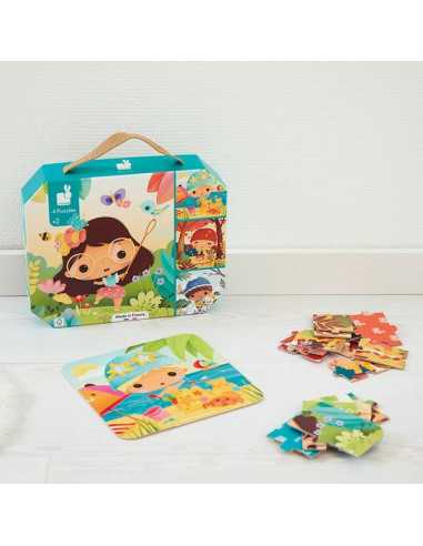 Puzzles évolutifs Les saisons - Janod Puzzles évolutifs Les saisons - Janod