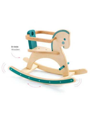 Cheval à bascule pour poupée Pomea -... Cheval à bascule pour poupée Pomea -...