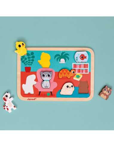 Chunky puzzle Les animaux familiers -... Chunky puzzle Les animaux familiers -...