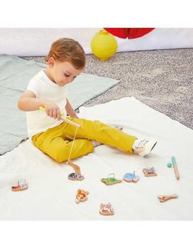 Pinces à la ligne Applepop - Janod Pinces à la ligne Applepop - Janod