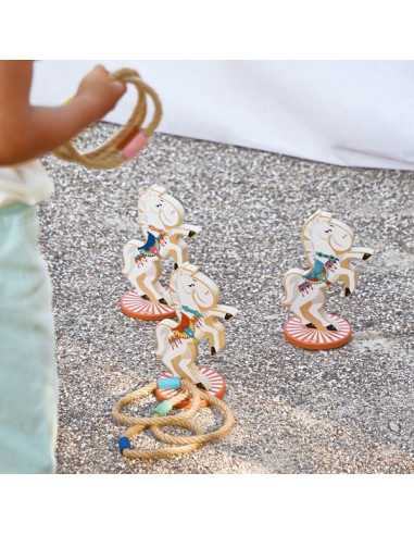 Jeu d'anneaux Chevaux Applepop - Janod Jeu d'anneaux Chevaux Applepop - Janod