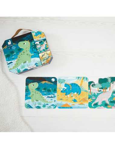 Puzzles évolutifs dinosaures - Janod Puzzles évolutifs dinosaures - Janod