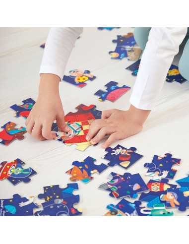 Puzzle Fusée 54 pièces - Janod Puzzle Fusée 54 pièces - Janod
