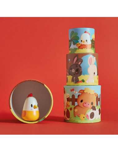 Ma première pyramide Poule - Janod Ma première pyramide Poule - Janod