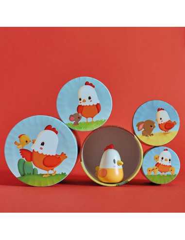 Ma première pyramide Poule - Janod Ma première pyramide Poule - Janod