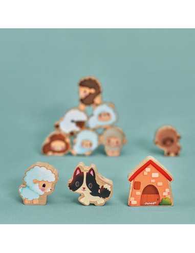 Perles à enfiler Moutons - Janod Perles à enfiler Moutons - Janod