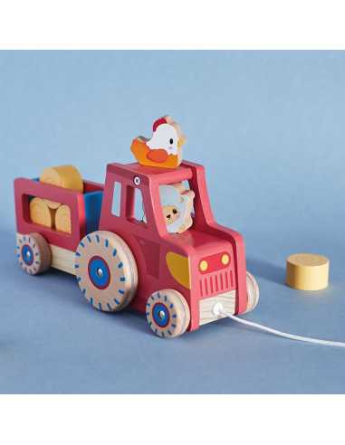 Tracteur à tirer - Janod Tracteur à tirer - Janod