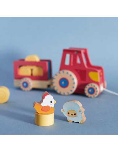 Tracteur à tirer - Janod Tracteur à tirer - Janod