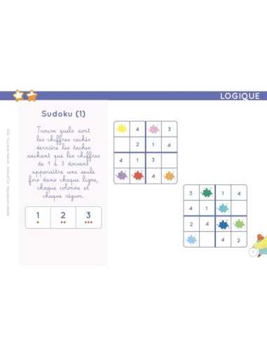 Chevalet Logique et concentration -... Chevalet Logique et concentration -...