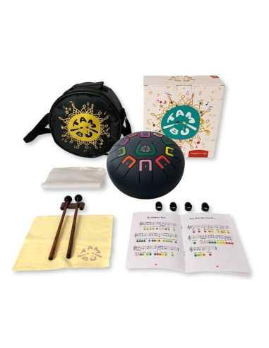 Handpan 11 notes bleu gris Tambu Handpan 11 notes bleu gris Tambu