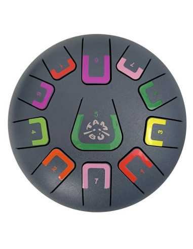 Handpan 11 notes bleu gris Tambu Handpan 11 notes bleu gris Tambu