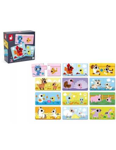 Puzzle Parents et bébé animaux - Janod Puzzle Parents et bébé animaux - Janod