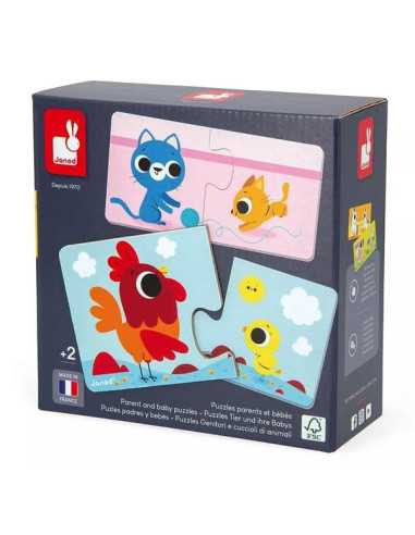 Puzzle Parents et bébé animaux - Janod Puzzle Parents et bébé animaux - Janod
