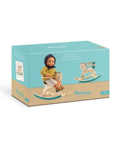 Cheval à bascule pour poupée Pomea -... Cheval à bascule pour poupée Pomea -...
