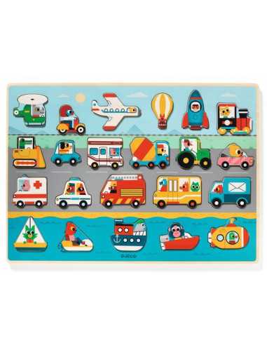 Puzzlo Vroom - Djeco Puzzlo Vroom - Djeco