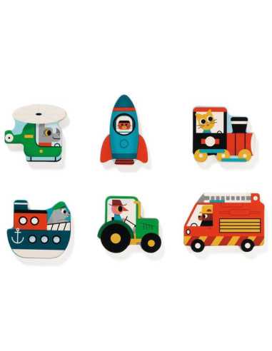 Puzzlo Vroom - Djeco Puzzlo Vroom - Djeco