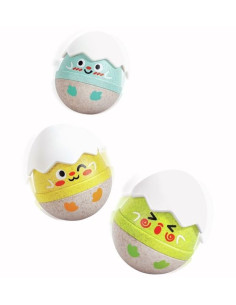 Set de 3 hochets Poussins -... 2