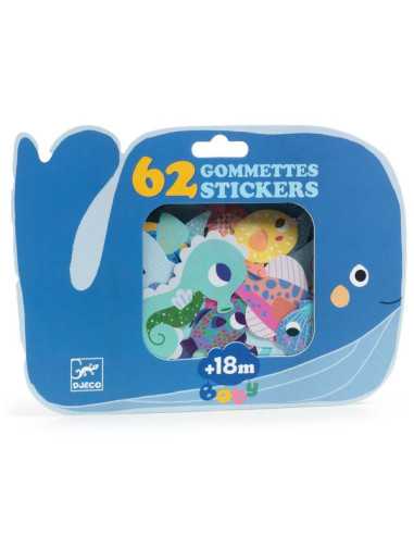 Gommettes Animaux de la mer - Djeco