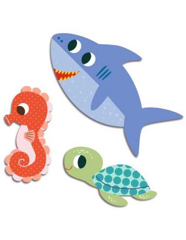 Gommettes Animaux de la mer - Djeco Gommettes Animaux de la mer - Djeco