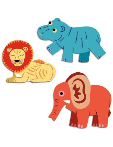 Gommettes Animaux de la savane - Djeco Gommettes Animaux de la savane - Djeco